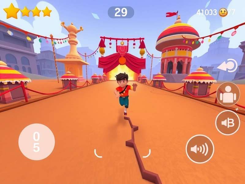 Bounce Blaze Runner festival event with Indian theme